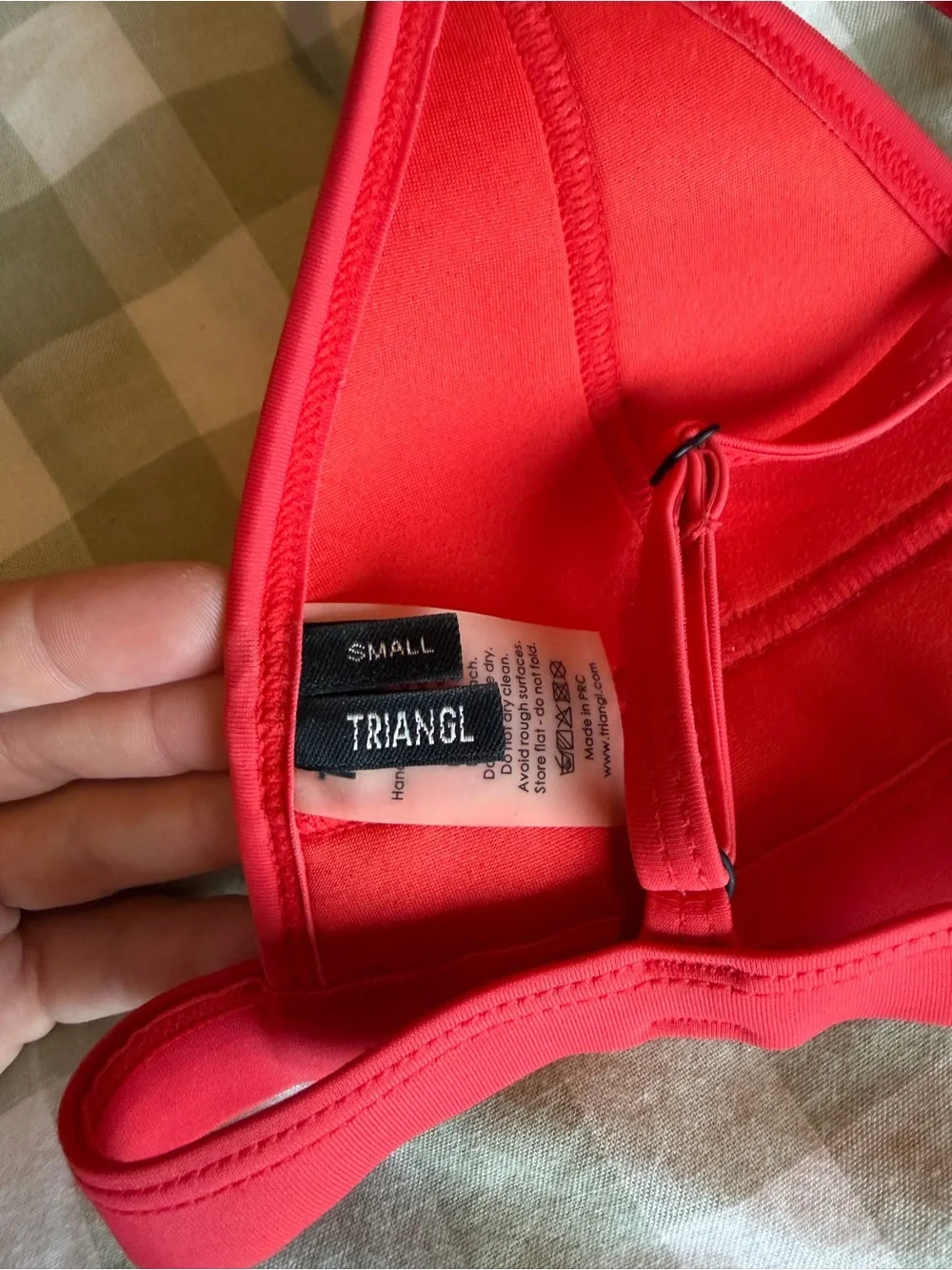 triangl swimwear bold red
